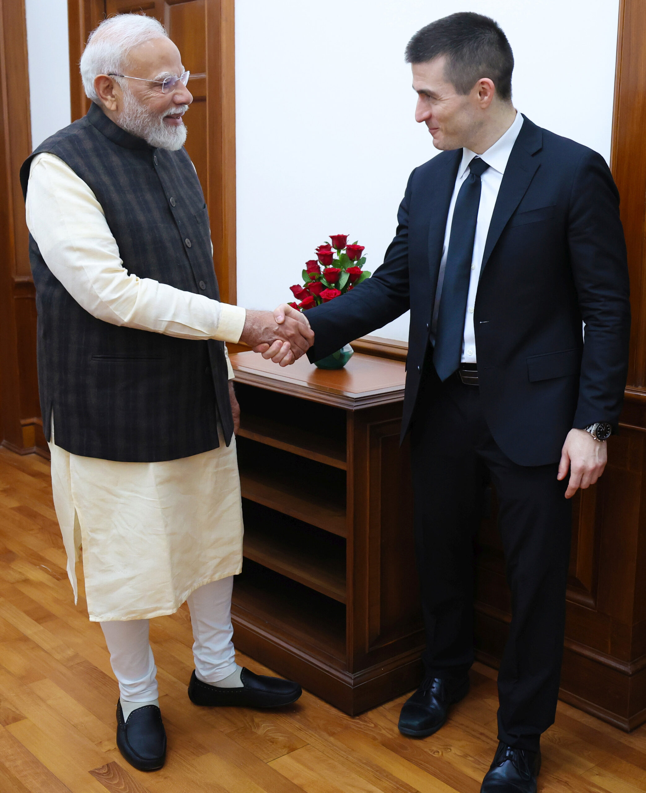 PMs podcast with Lex Fridman, in New Delhi on March 16, 2025.