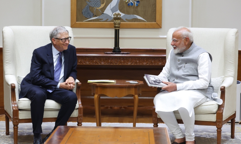 Mr. Bill Gates meets PM