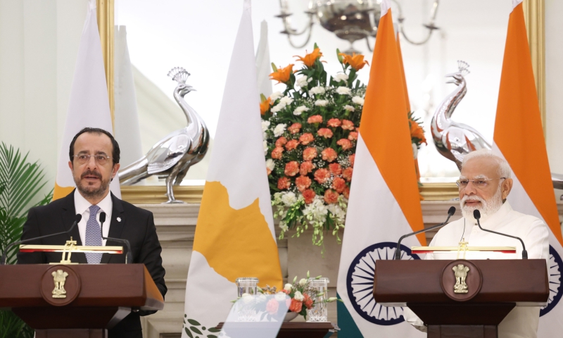 सायप्रसच्या अध्यक्षांसमवेत संयुक्त पत्रकार परिषदेदरम्यान पंतप्रधानांनी दिलेले निवेदन